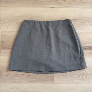 Abercrombie & Fitch Scarlett Mini Skort Gray